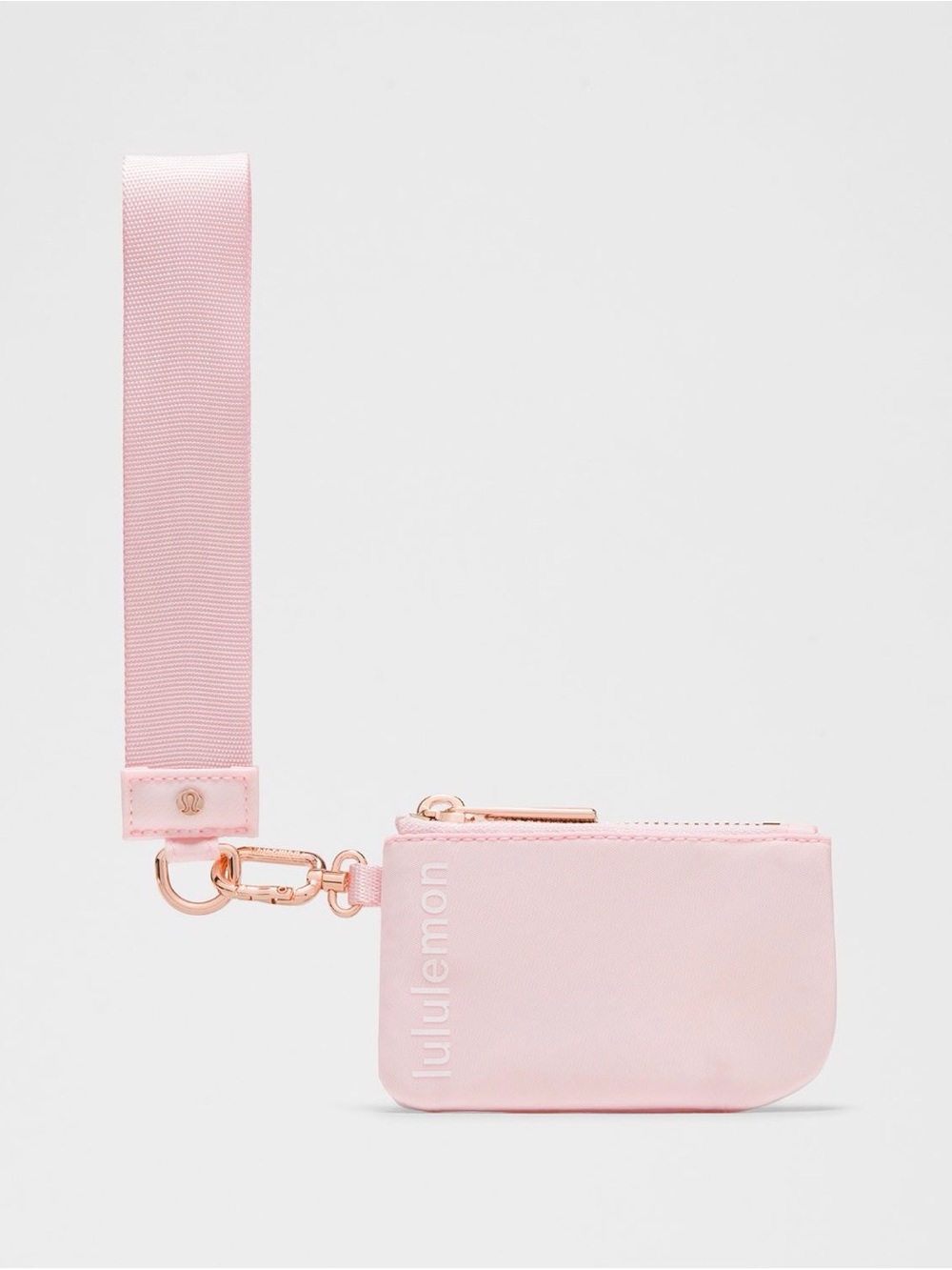 lululemon athletica Light Pink Wristlet Pouch with Strap